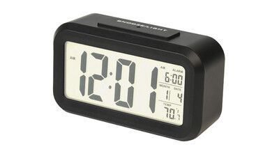 RCA | RCD11A Alarm Clock with Auto Night Light Sensor