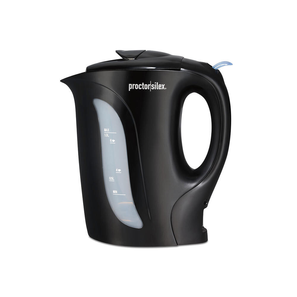 Proctor Silex | 1 Liter Electric Kettle (White or Black)