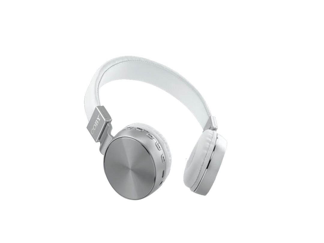 Coby | Wireless Foldable Headphones White or Black CHBT-810, Colour: White