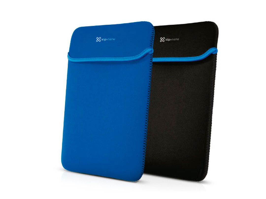 Klipxtreme | Kolours Reversible Laptop Sleeve For 14.1" KNS-214BL