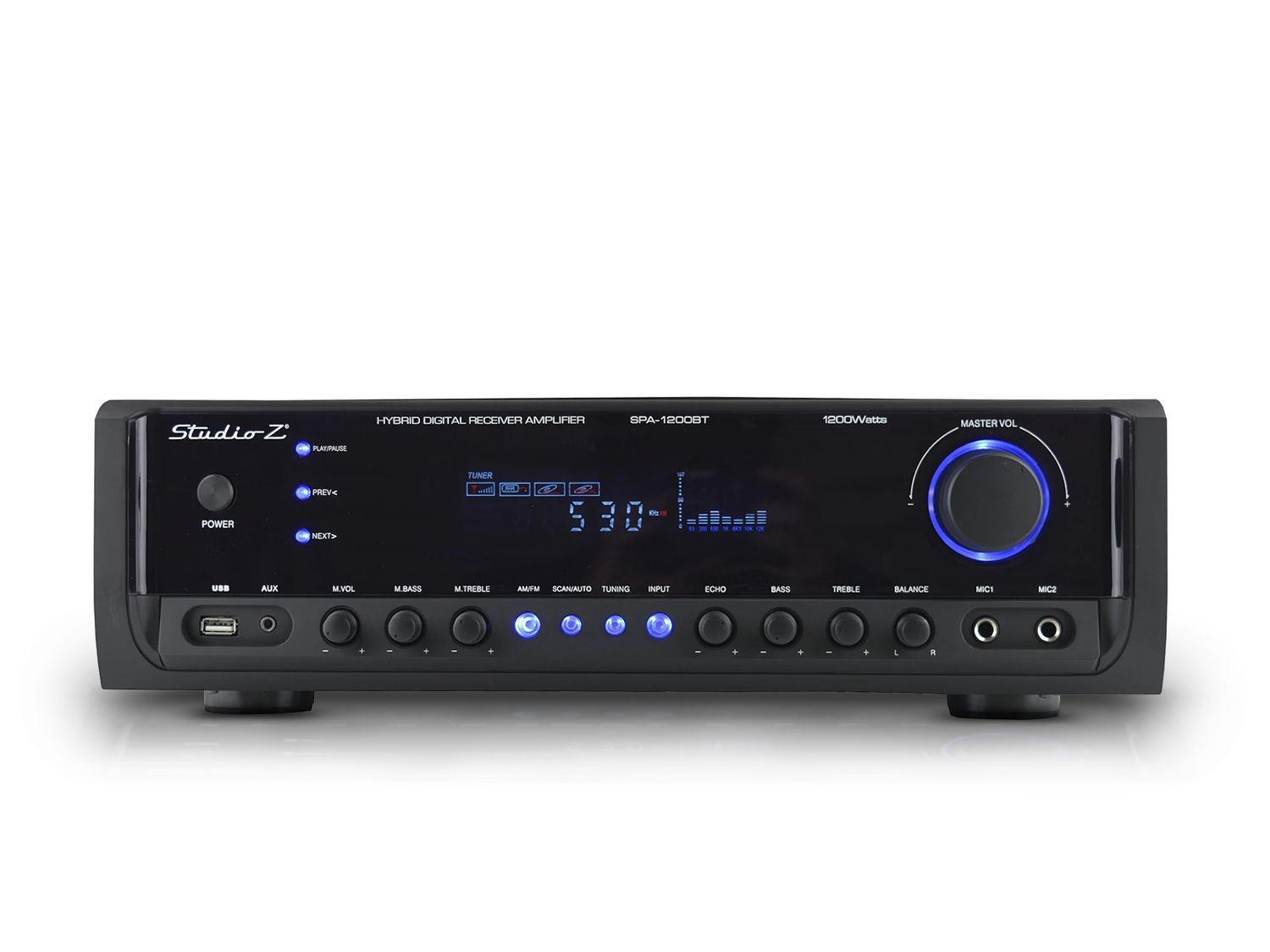 Studio Z |  SPA-1200BT Stereo Amplifier FM Radio/BT/USB Player