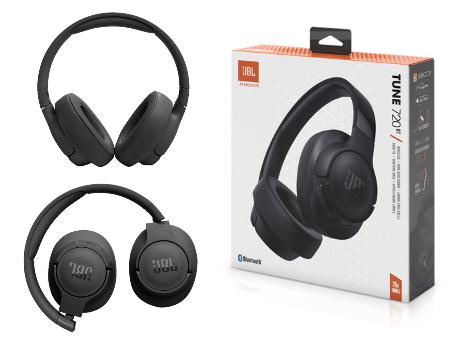 JBL | Bluetooth On-Ear Headphones Tune 720BT
