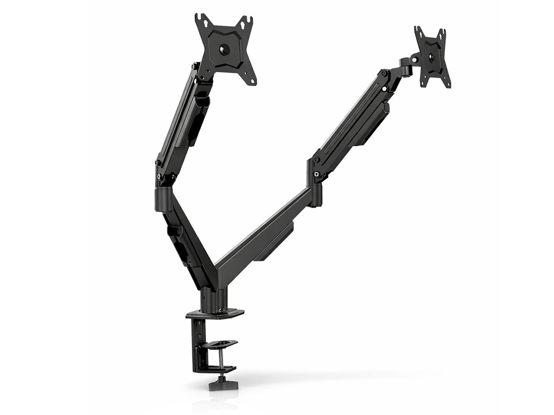 Klipxtreme | Clamp On Desk Dual Monitor Mount KMM-400
