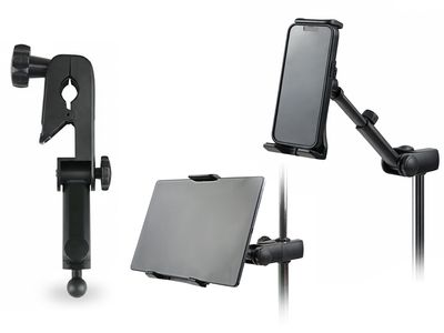 Nippon America | Microphone Stand Tablet and Phone Holder MS-IMBL