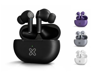 Klipxtreme | Buds-Fi Bluetooth Earbuds KTE-015BK, Black, Grey, White and Blue