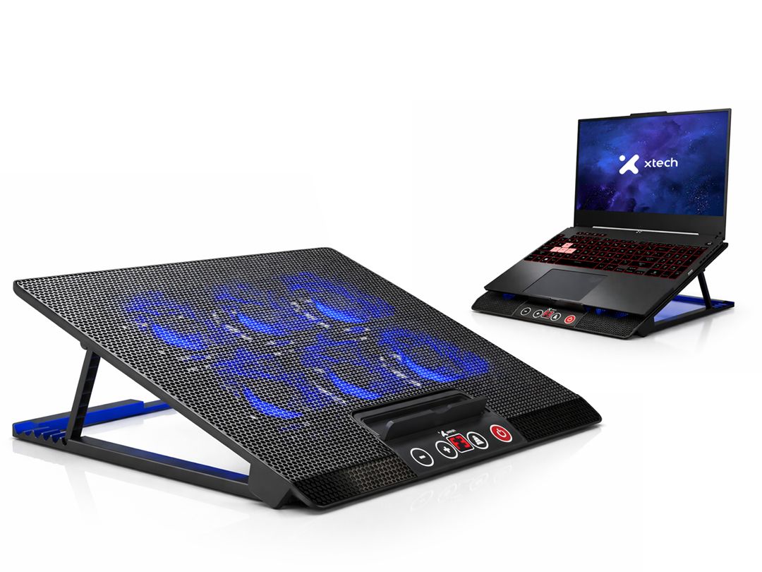 Xtech | Gaming Laptop Cooling Pad for up to 17" Laptops XTA-161
