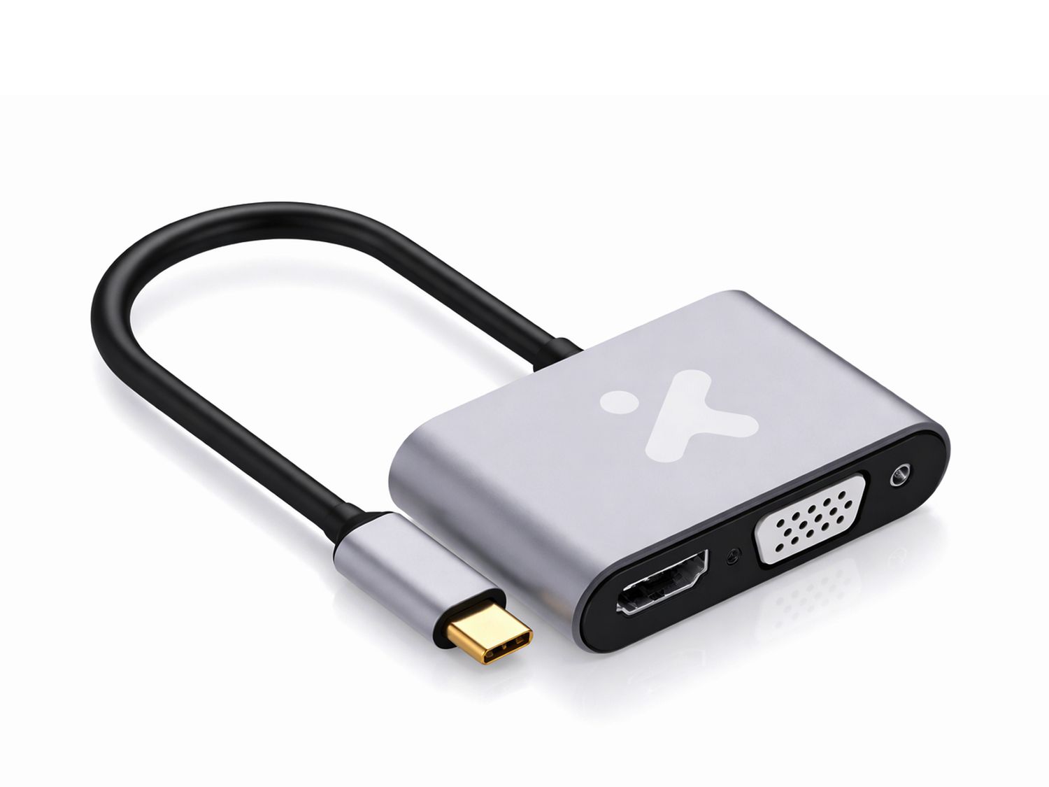 Xtech | 2-In-1 USB-C HDMI + VGA  Adapter XTC-542