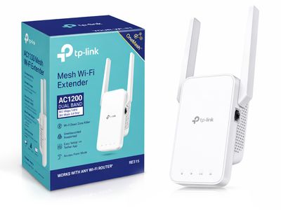 TP-Link | RE315 Dual Band AC1200 Mesh Wi-Fi Range Extender