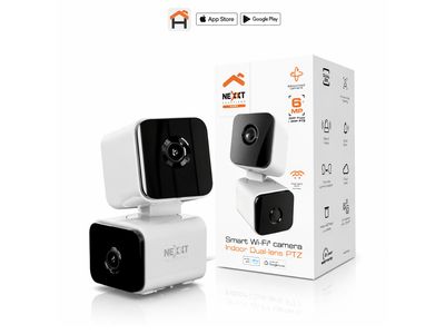 NEXXT | Smart Dual Lens Wi-Fi PTZ Indoor 2K Camera NHC-IP30DL