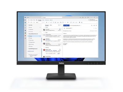Lenovo | Thinkvision S24-4e  23.8" Full HD 100Mhz Monitor with 3-Side Borderless Display