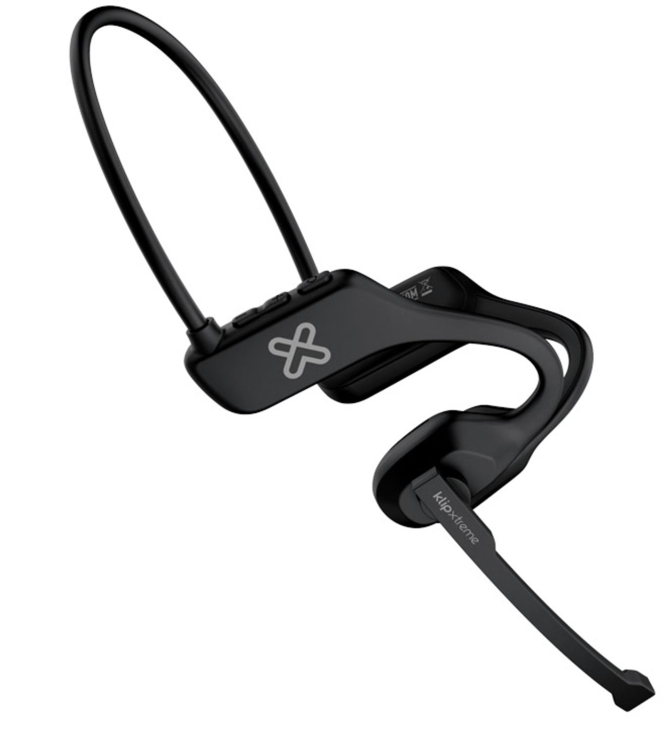 Klipxtreme | OpenAir COM Open-ear Communications Headphone with Rotating Boom Microphone KOE-750BK, Black