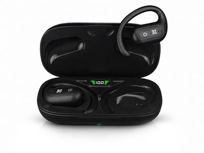 Klipxtreme | OpenBuds Open-ear TWS Earbuds with ENC Microphone KOE-250BK, Black