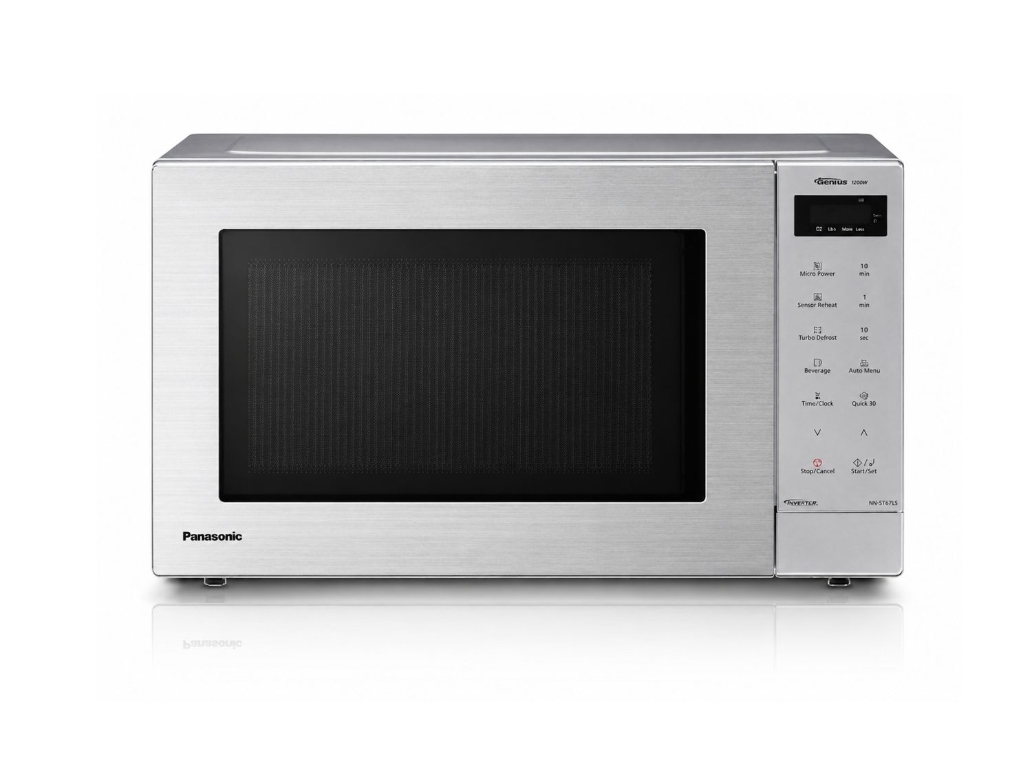 Panasonic | NN-ST67QS 1.2 cu. ft. Stainless Steel Inverter Microwave Oven 1200W