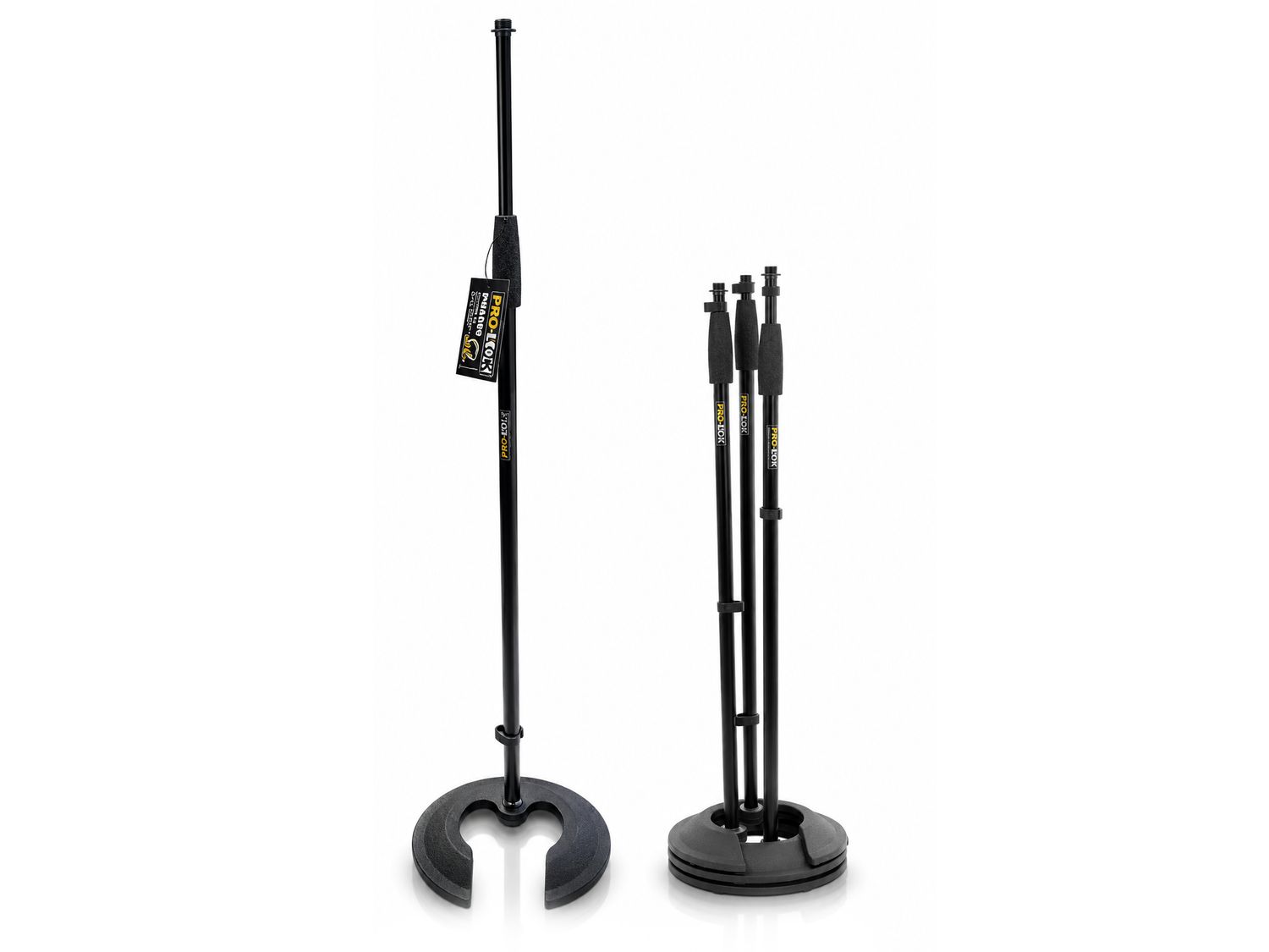 PRO-LOK | PMS-500 Round Base Stackable Microphone Stand