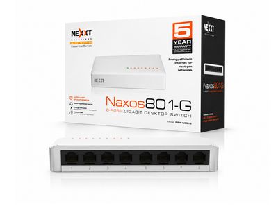 NEXXT | Naxos801-G 8-Port Gigabit Ethernet Switch