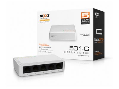 NEXXT | Naxos501-G 5 Port Gigabit Ethernet Switch