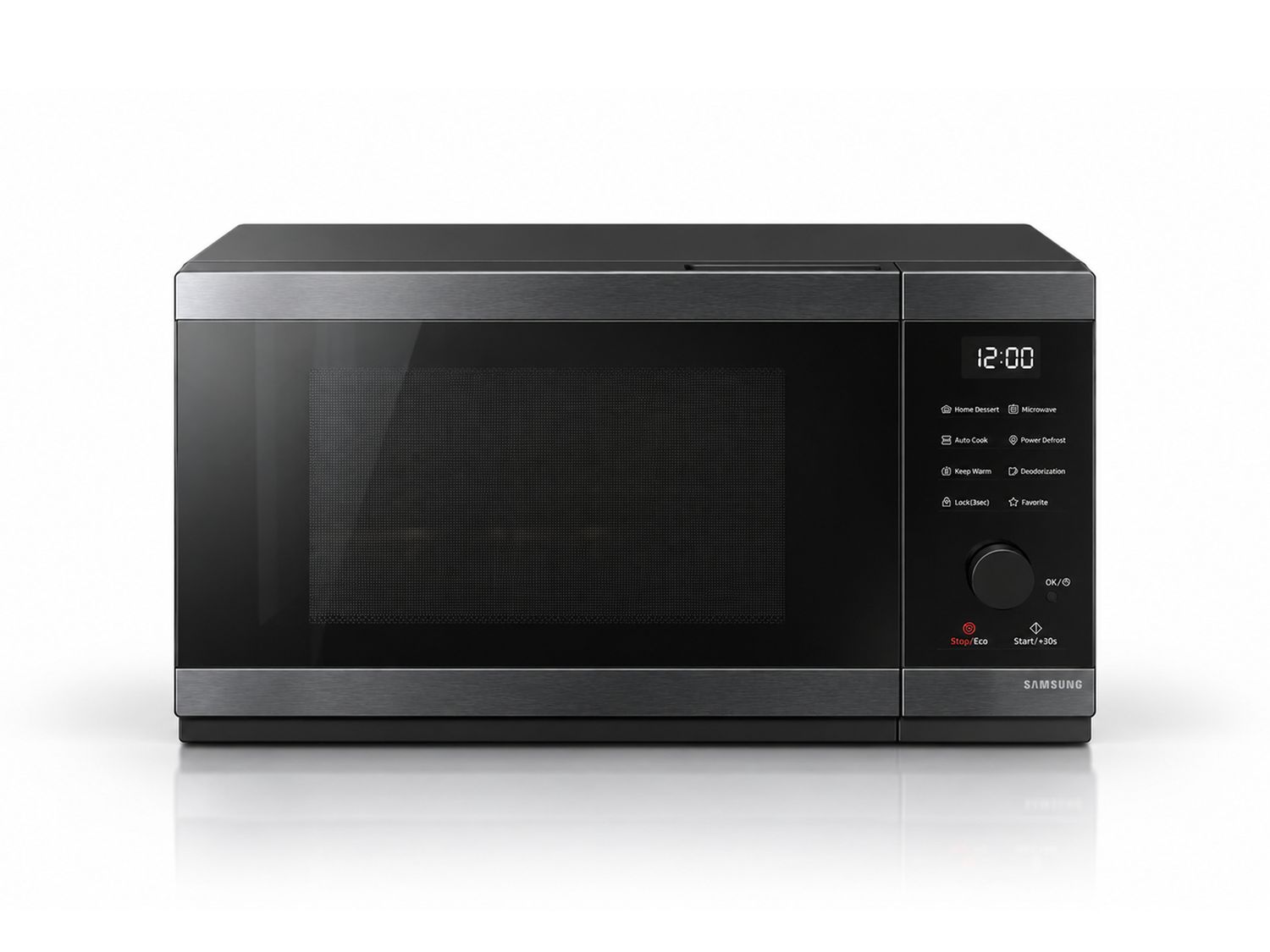 SAMSUNG | MS32DG4504AGSA 1.1 Cu.Ft. 1000W Microwave, Black Stainless Steel