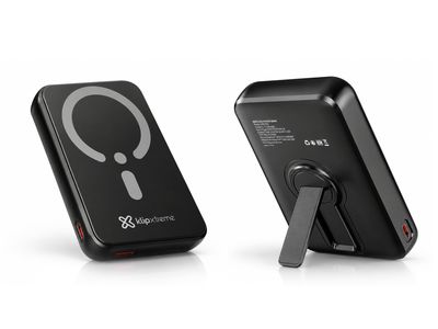 KLIPXTREME | PowerMag Ultra 10000mAh Power Bank with Wireless Magnetic Charging KPB-650