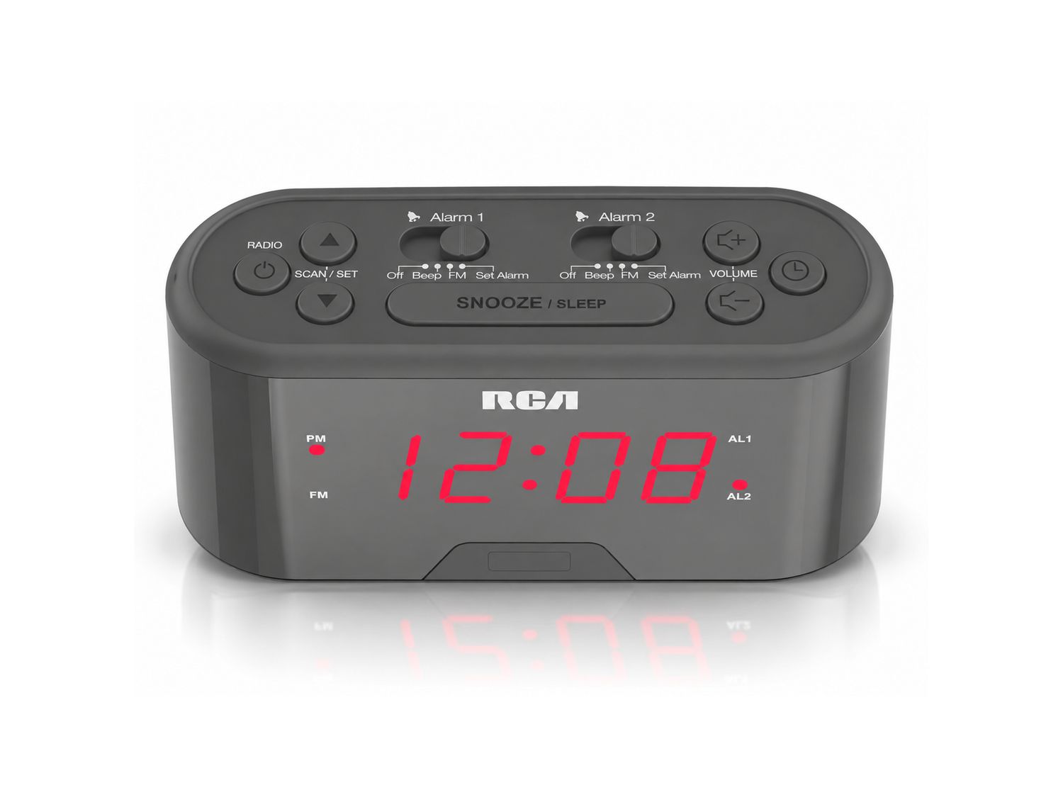 RCA | RC551 Digital Clock Radio with Dual Alarm