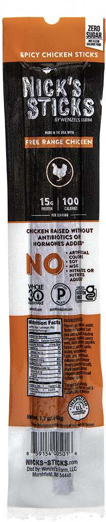 Nicks Spicy Chicken Sticks