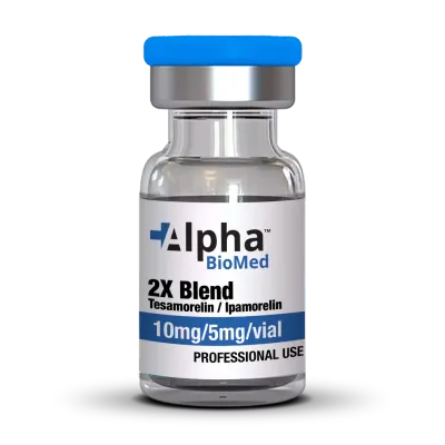 Alpha 2X Blend Tesamorelin (10mg) / Ipamorelin (5mg)