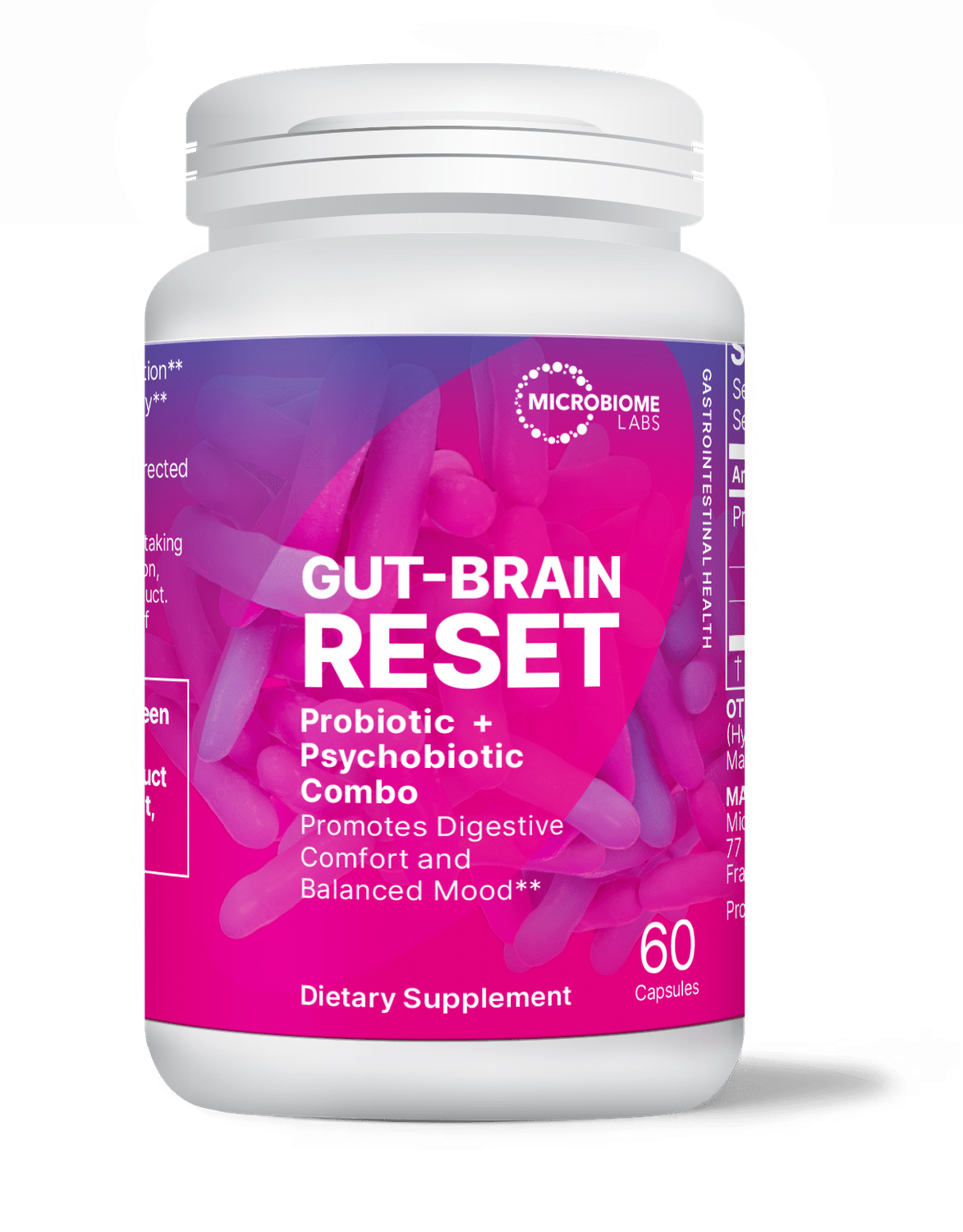 Microbiome Gut-Brain Reset (60Caps)