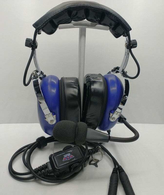 QH-111 PNR Passive Headset Blue (C.E.P Ready with Bluetooth adapter)