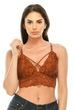 rust colored bralette