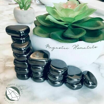 Magnetic ​Hematite Tumbled Stones Magnetic ​Hematite Tumbled Stones