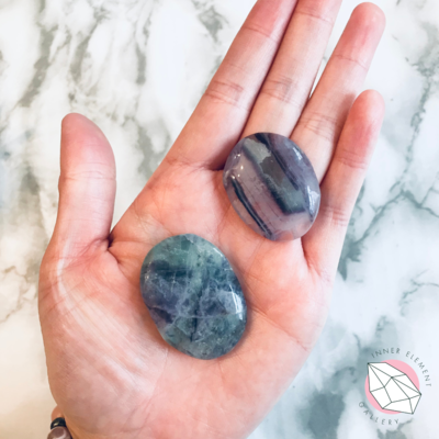 Fluorite Worry Stone