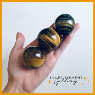 Tiger&#39;s Eye Spheres