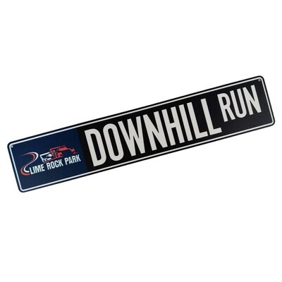 Street Sign - Downhill Run