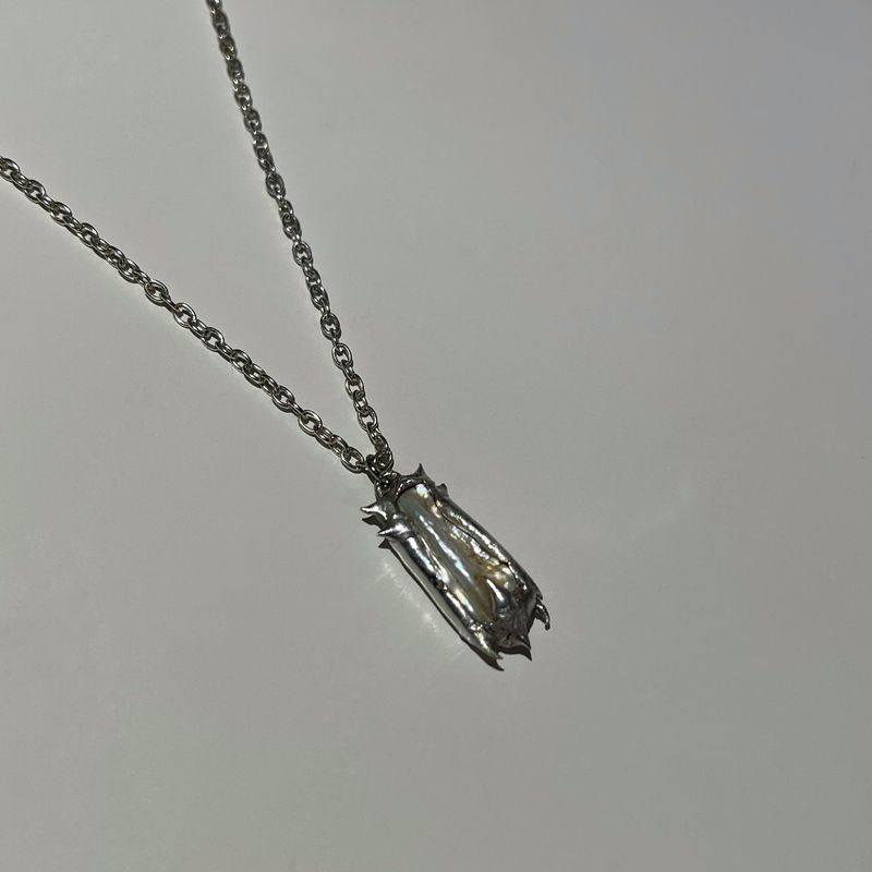 freshwater pearl chain necklace