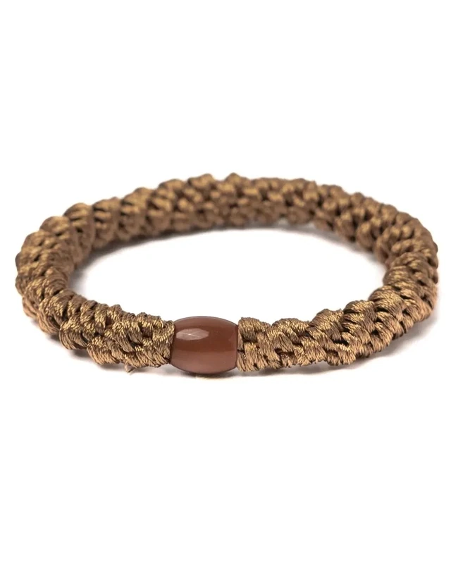 Elastiek/armband - Taupe