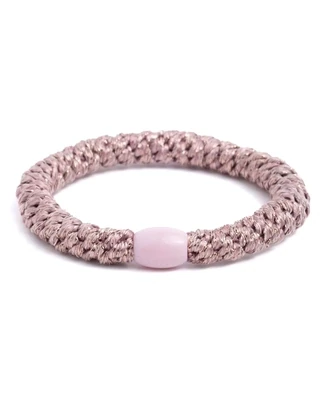 Elastiek/armband - Old Pink Glitter