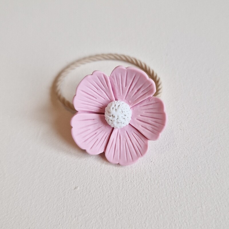 Haarelastiekjes Lily groot roze