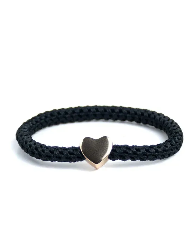 Elastiek/armband - Slimz Love Black