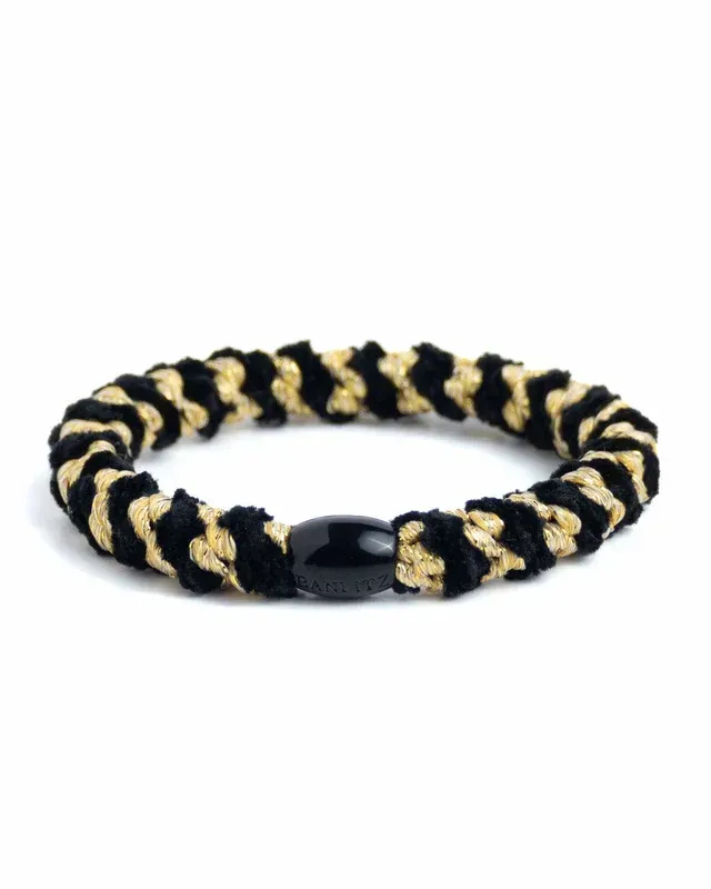 Elastiek/armband - Black Velvet X-Gold