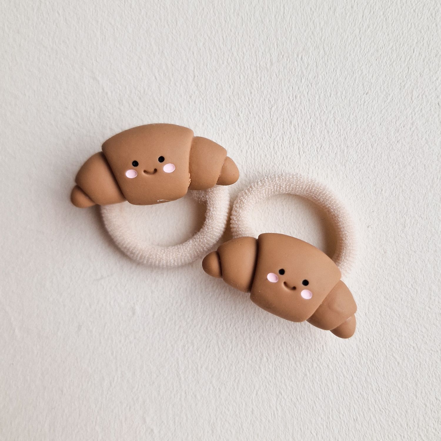 Haarelastiekjes croissant- set a 2 stuks