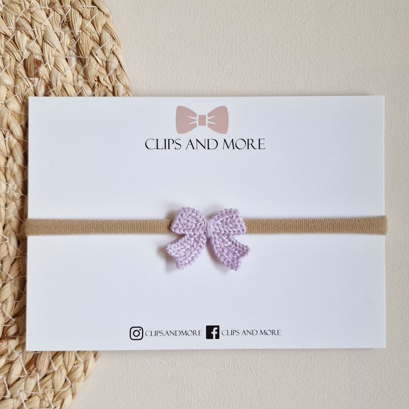 Haarbandje bows - lila