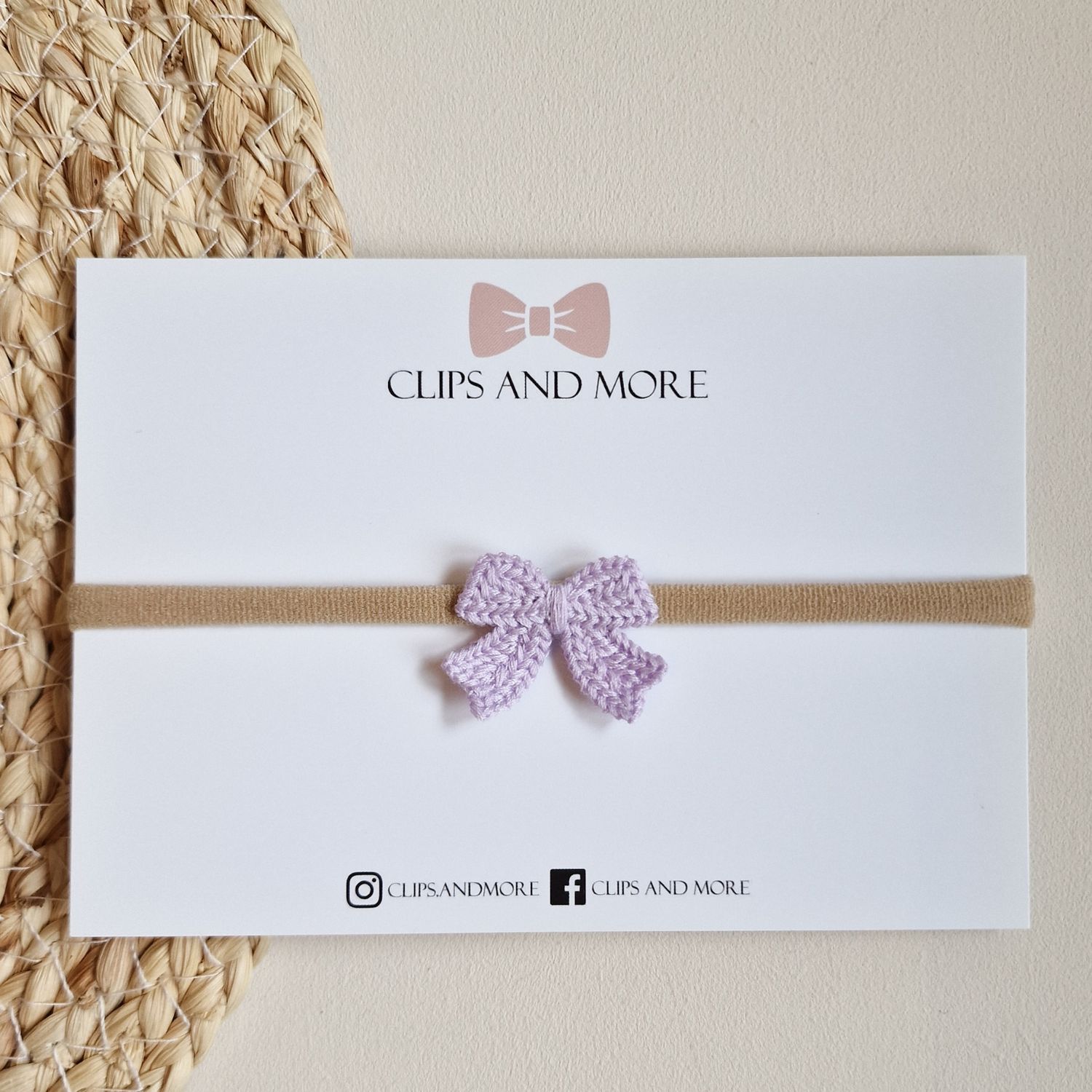 Haarbandje bows - lila