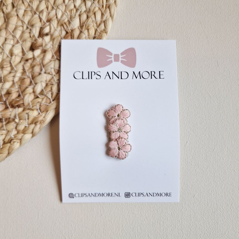 Antislip clip blossom - roze