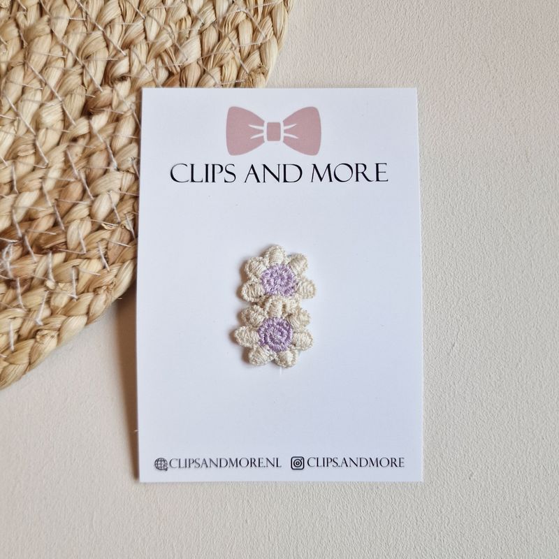 Antislip clip flower Mara - lila