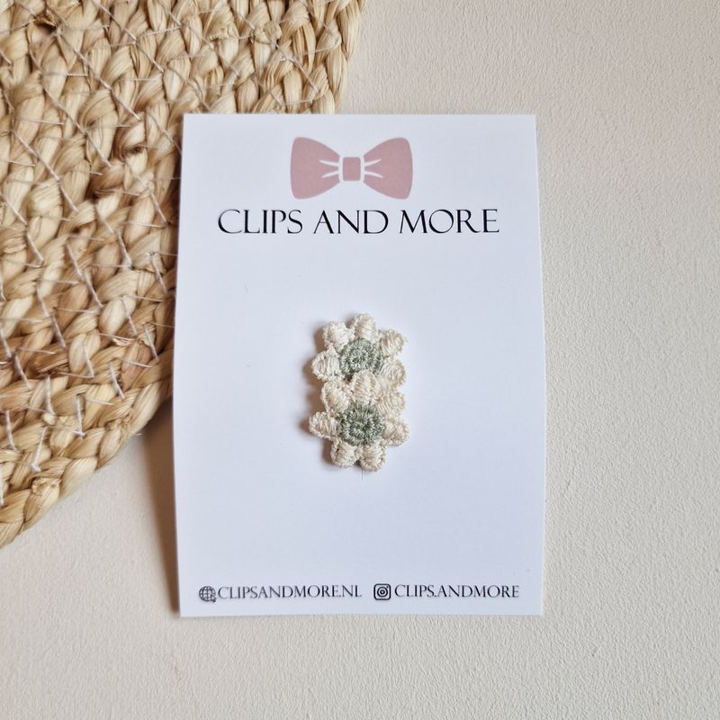 Antislip clip flower Mara - groen