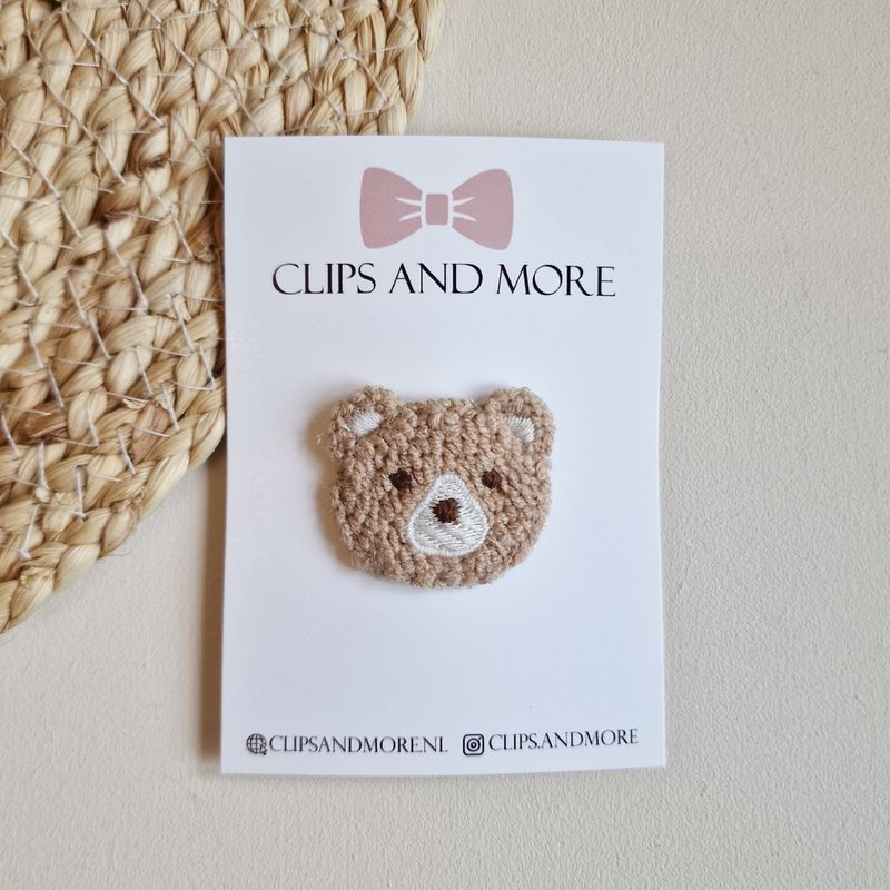 Antislip clip bear - beige