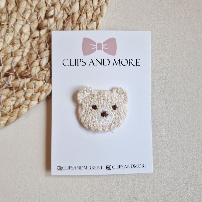 Antislip clip bear - cream