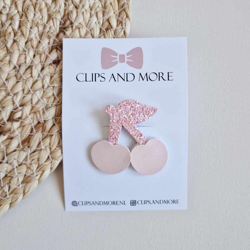 Cherry - glitter roze