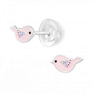 Oorbellen vogel - 925 sterling zilver
