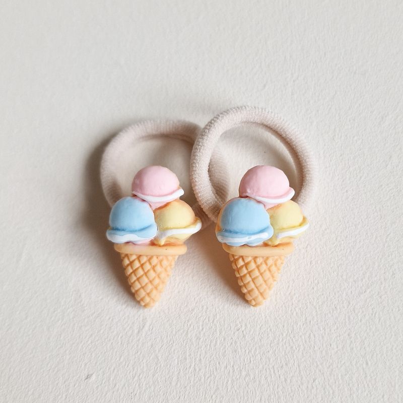 Haarelastiekjes ijsjes 2 - set a 2 stuks