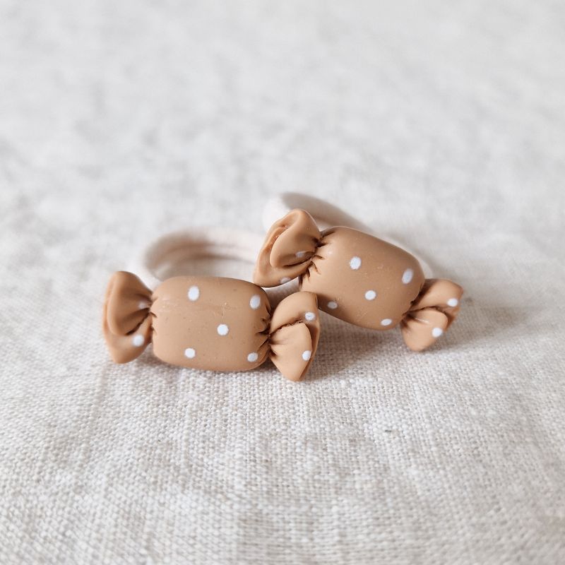 Haarelastiekjes snoepjes - set a 2 stuks